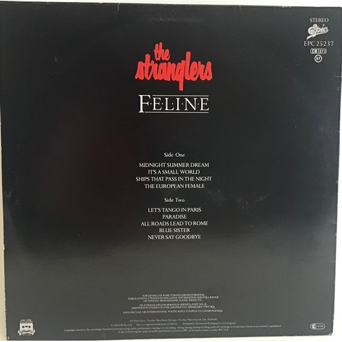 212 - THE STRANGLERS ‘FELINE’ UK  LP WITH 7