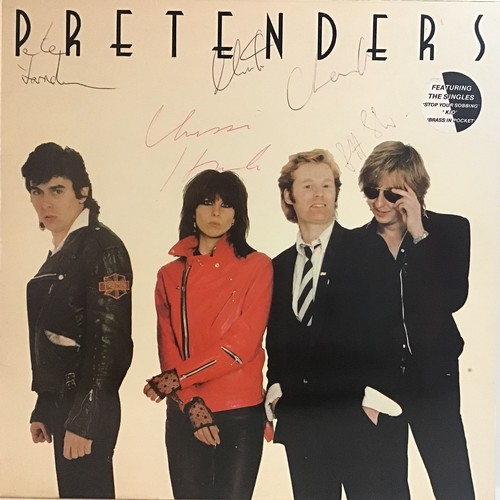 87 - PRETENDERS ALBUM FULLY SIGNED BY BAND. This is the debut self titled album from the group complete w... 