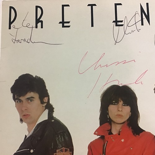 87 - PRETENDERS ALBUM FULLY SIGNED BY BAND. This is the debut self titled album from the group complete w... 