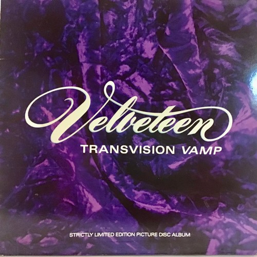 312 - TRANSVISION VAMP - LP VELVETEEN PICTURE DISC LIMITED EDITION. An MCA release from 1989 in gatefold s... 