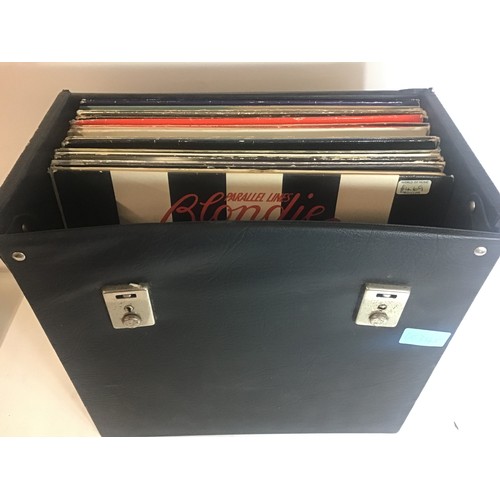 163 - CASE OF VINYL 12” AND LP RECORDS. To include artist’s - George Benson - Blondie - Stereo Mc’s - Ocea... 