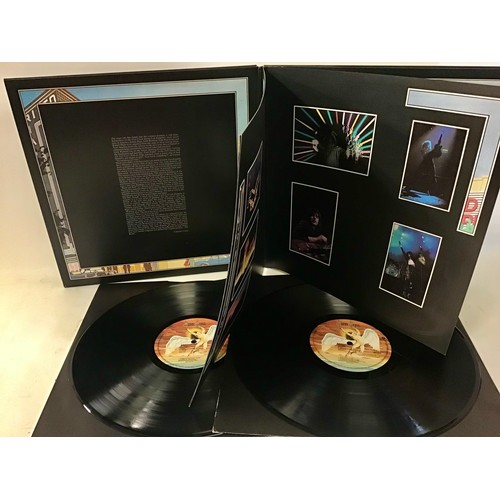 345 - LED ZEPPELIN VINYL LP RECORDS X 2. Copies here are ‘The Song Remains The Same’ and ‘In Through The O... 