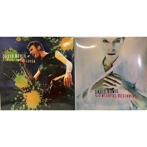 155 - DAVID BOWIE X 2 NUMBERED LIMITED EDITION SPLATTER COLOURED SEALED VINYL ALBUMS. Titles here are ‘Dub... 