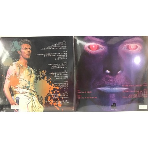 155 - DAVID BOWIE X 2 NUMBERED LIMITED EDITION SPLATTER COLOURED SEALED VINYL ALBUMS. Titles here are ‘Dub... 