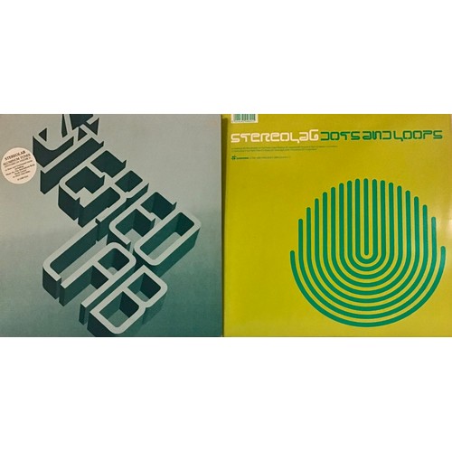 85 - VINYL ALBUMS FROM STEREOLAB X 2. Titles here as follows - ‘Jots and Loops’ double vinyl on white and... 