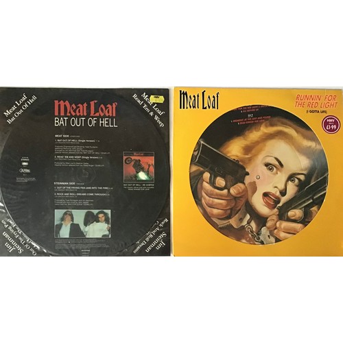 21 - MEATLOAF 12” PICTURE DISC’S X 2. Found here both in Ex conditions are the title’s - ‘Running’ For Th... 