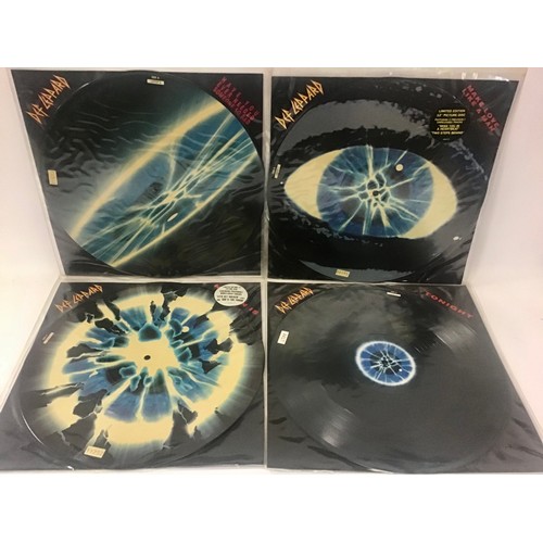 49 - DEF LEPPARD LIMITED NUMBERED PICTURE DISC 12” SINGLES X 4. All found here in Ex condition with title... 