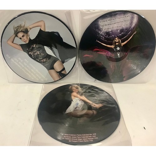 27 - KYLIE MINOGUE ‘GET OUTTA MY WAY’ PICTURE DISC 12” x 3. These are all different dance mixes for the t... 