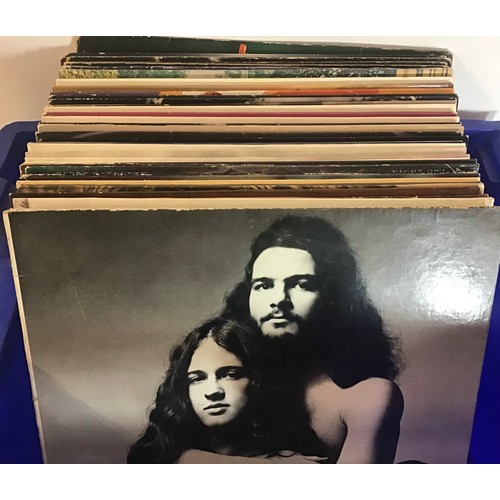 36 - BOX OF VARIOUS ROCK AND POP VINYL LP RECORDS. Nice collection of various artist’s to include - Sade ... 