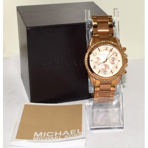 172 - A michael Kors Gents watch boxed.