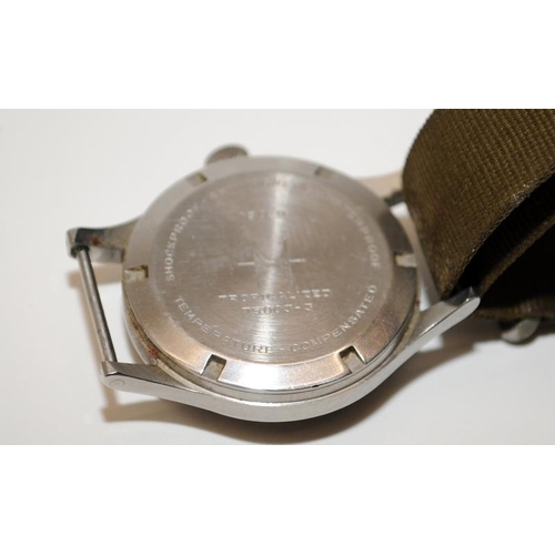 248 - Vintage Hamilton GS General Service Tropicalised military watch with 75 cal manual movement. Fitted ... 