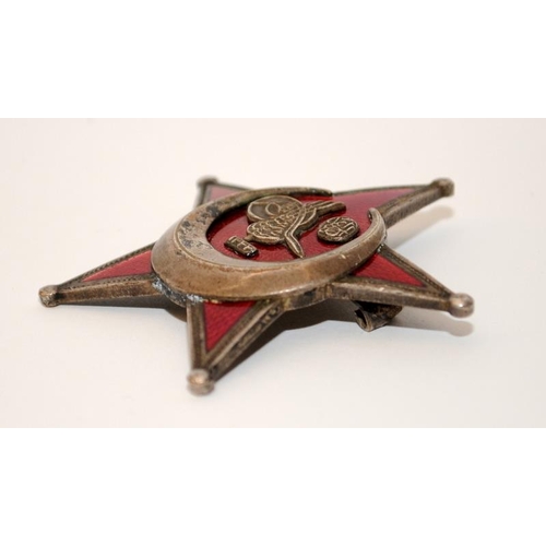 324 - WWI Turkish Gallipoli Star. Issued by Ottoman Empire and known as the Ottoman War Medal or Iron Cres... 