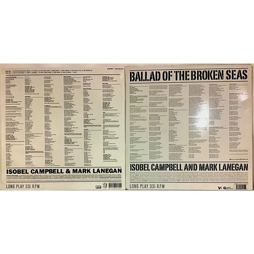 216 - ISOBEL CAMPBELL AND MARK LANEGAN VINYL LP’S X 2. Found here both in Excellent condition with plain i... 