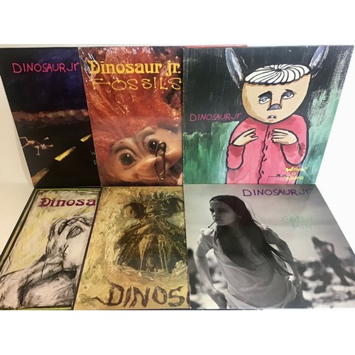 338 - DINOSAUR JR VINYL LP RECORDS X 6. Here we have titles - Bug - You’re Living All Over Me - Green Mind... 