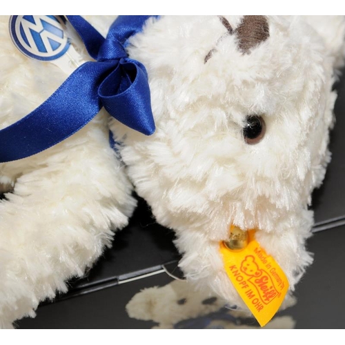 288 - Steiff plush Volkswagen teddy bear ref: 992407. In original box with ear tag and label attached. App... 