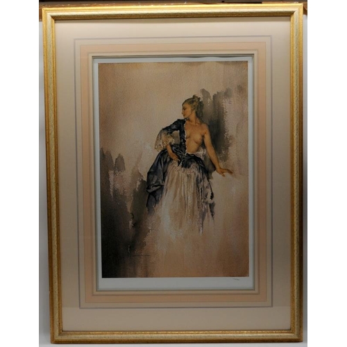 357 - William Russell Flint (1880-1969) Limited Edition gallery embossed print 'Ray'. 446/850. Comes with ... 