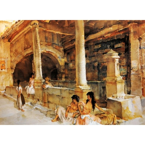 359 - William Russell Flint (1880-1969) Limited Edition gallery embossed print 'Gossip St. Jeannet'. 726/8... 