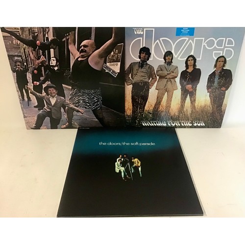 346 - THE DOORS SELECTION OF 3 VINYL REPRESSES. Found here on 180 gram vinyls are copies of - The Soft Par... 