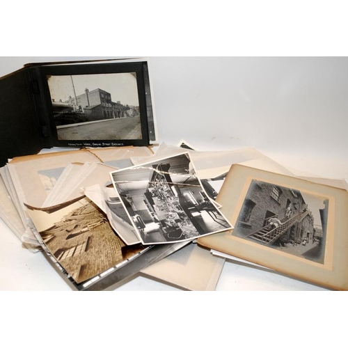 267 - Large group of vintage photographs mostly relating to early 20th Century manufacturing works. Profes... 