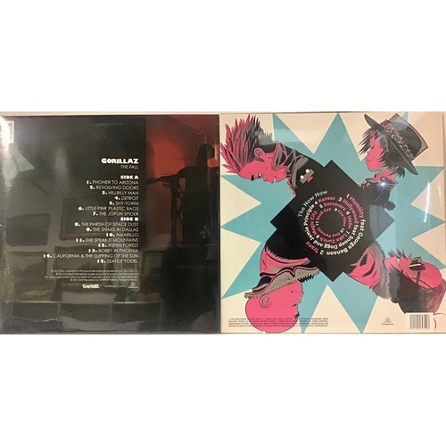 355 - GORILLAZ 'THE FALL' & 'THE NOW NOW' VINYL ALBUMS. Both albums found here factory sealed with 'The Fa... 