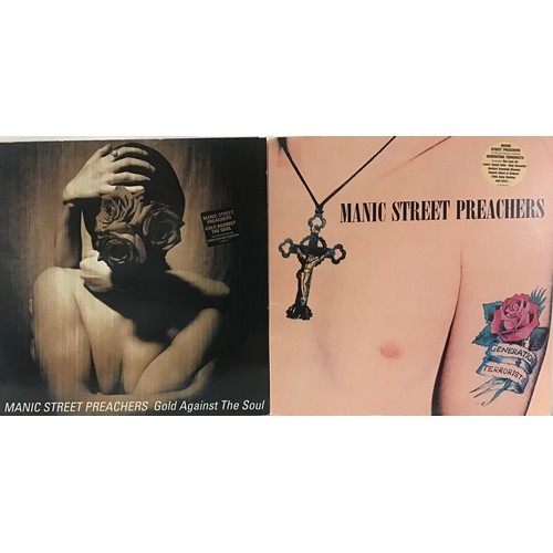 353 - MANIC STREET PREACHERS - 'GENERATION TERRORISTS' & 'GOLD AGAINST THE SOUL' VINYL ALBUMS. Both releas... 