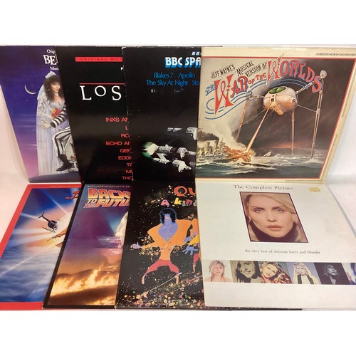 92 - BOX OF VARIOUS ROCK AND POP VINYL LP, 12” & 7” RECORDS. All found here in VG+/Ex conditions are thes... 