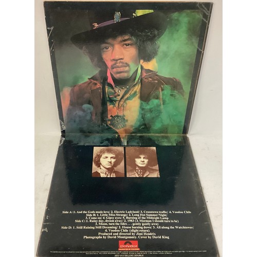 210 - JIMI HENDRIX VINYL LP RECORDS X 3. Titles here are as follows: Back Track 10 - Electric Ladyland and... 