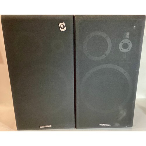 418 - PAIR OF WHARFEDALE SPEAKERS. These are model Laser 100 and are a three way speaker system running at... 