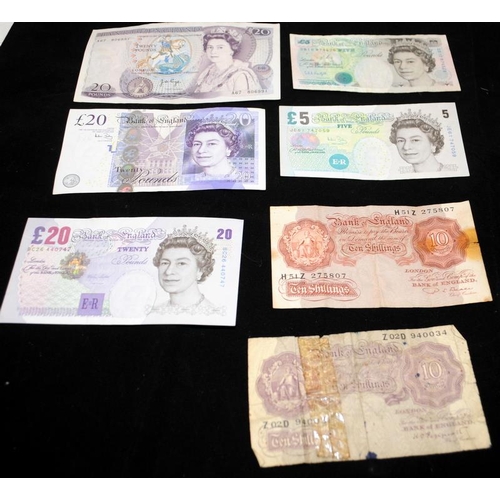 119 - Good collection of mostly UK bank notes including £20 and £50 examples