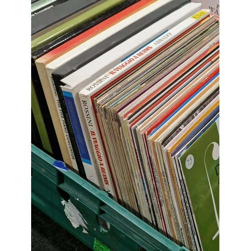 294 - Two large crates of Classical LP Records. Includes some box sets.