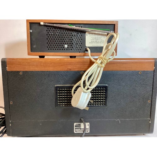 414 - ROBERTS RADIO AND HACKER AMPLIFIER. These 2 items are in great condition with the radio model number... 