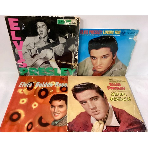 27 - 4 x ELVIS PRESLEY VINYL ALBUMS. Here we have the HMV copy of ‘Rock & Roll’ from 1965 on CLP 1093 fou... 