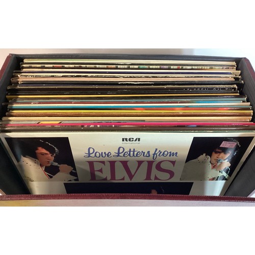 145 - CASE OF VARIOUS ELVIS PRESLEY LP RECORDS. All found here in Ex conditions with most being on RCA Rec... 