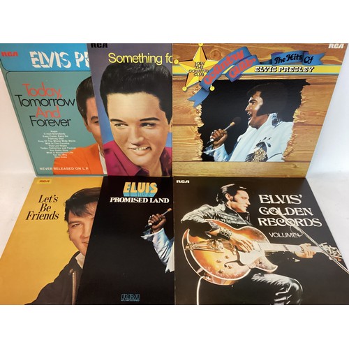 145 - CASE OF VARIOUS ELVIS PRESLEY LP RECORDS. All found here in Ex conditions with most being on RCA Rec... 