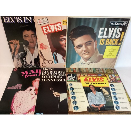 145 - CASE OF VARIOUS ELVIS PRESLEY LP RECORDS. All found here in Ex conditions with most being on RCA Rec... 