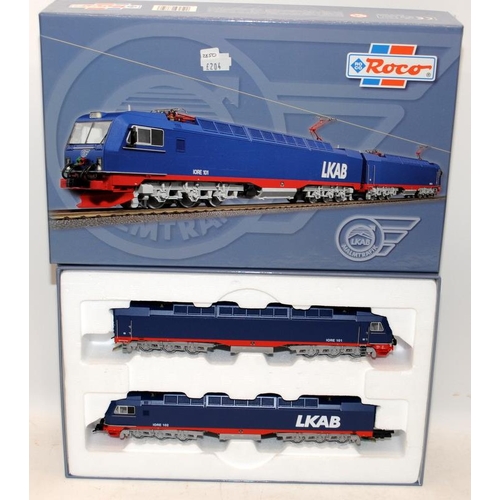 55 - Roco HO gauge Double Electric Locomotive set ref:63750. Boxed