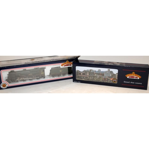 64 - Bachmann OO gauge locomotives 31-403 Lord Nelson-Lord Anson and 32-153 N Class Lined Southern Green.... 