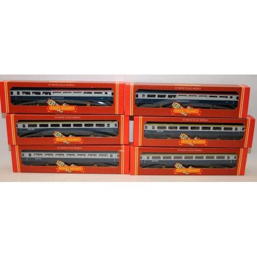 56 - Hornby OO gauge BR Inter-City coaches x 6. R425, R426 and R427. 6 in lot, all boxed