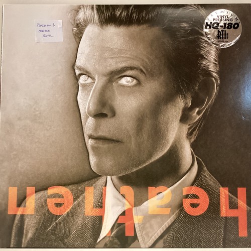 132 - DAVID BOWIE ‘HEATHEN’ EXCLUSIVE ORANGE LTD EDITION VINYL LP. Found here on Premium Vinyl pressing 18... 