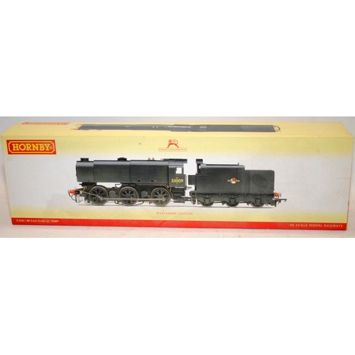 122 - Hornby OO gauge Locomotive Class Q1 33009 Weathered Edition ref:R2344