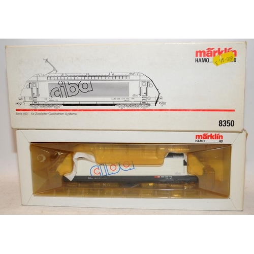 129 - Marklin Hamo HO gauge 8350 SBB Bahn 2000 Locomotive with special Ciba Livery. Appears mint in box.