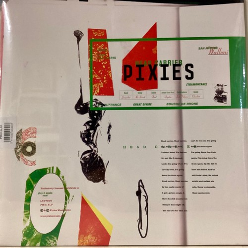 75 - PIXIES VINYL COLOURED ALBUM ‘HEAD CARRIER’ STILL FACTORY SEALED. Rare French only Strictly Limited E... 