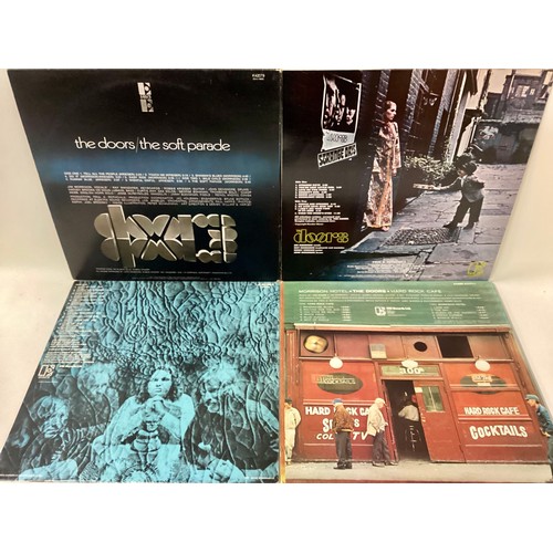 329 - THE DOORS VINYL SELECTION OF LP RECORDS. Here in this lot we have titles - Morrison Hotel - 13 - Str... 