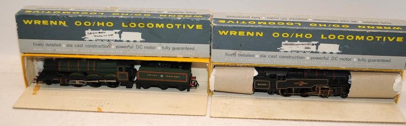 2 x Wrenn HO/OO Locomotives, Great Western c/w BR Black Lined 80033 ...