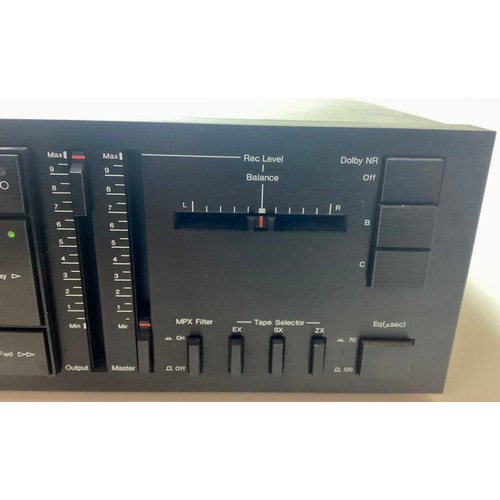 501 - NAKAMICHI CASSETTE DECK. This tape deck has 2 heads and is model No. BX-2. Powers up fine when plugg... 