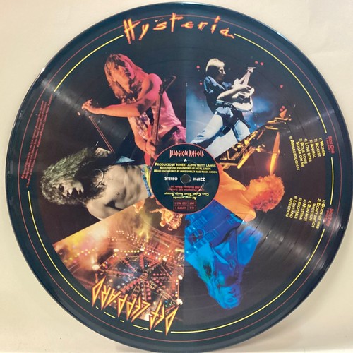 134 - DEF LEPPARD ‘HYSTERIA’ LP ORIGINAL PICTURE DISC VINYL. Great original release on Phonogram Records H... 
