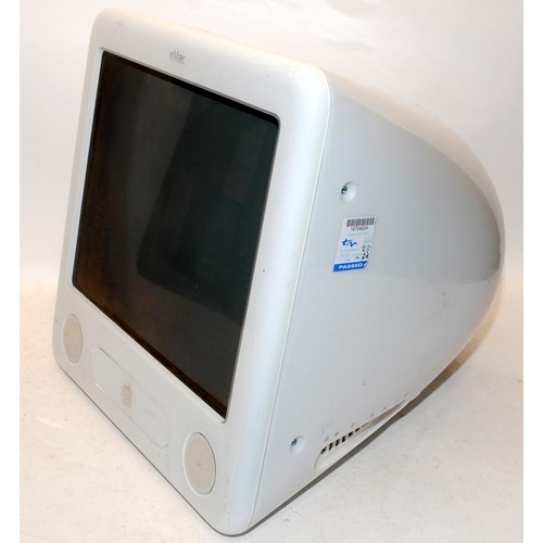 351 - Vintage Apple E-Mac model A1002. Untested but vendor informs removed from a working environment