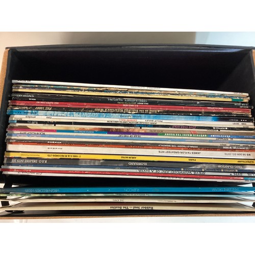 135 - CASE OF ROCK RELATED VINYL LP RECORDS. Artist’s here include - Supertramp - Beatles - Eric Clapton -... 