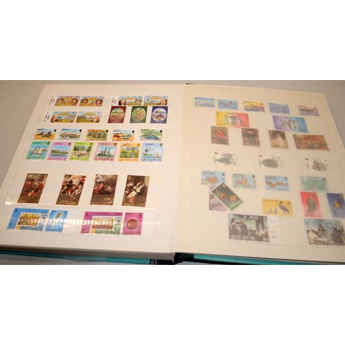 198 - 5 x albums mostly Jersey stamps mint stock sheets (one album near empty)