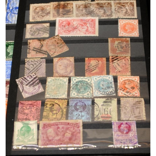 205 - Small stockbook with a good selection of GB stamps, includes early examples including imperforate Pe... 